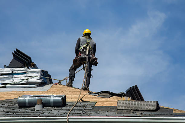 Professional Gutter Installation technician working in Catawba, NC